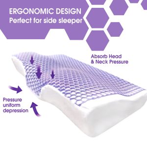 Premium Memory ORTHOPEDIC Pillow with Cooling Layer